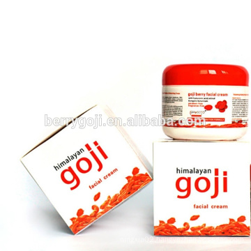 Factory supply professional skin care goji berry cream OEM